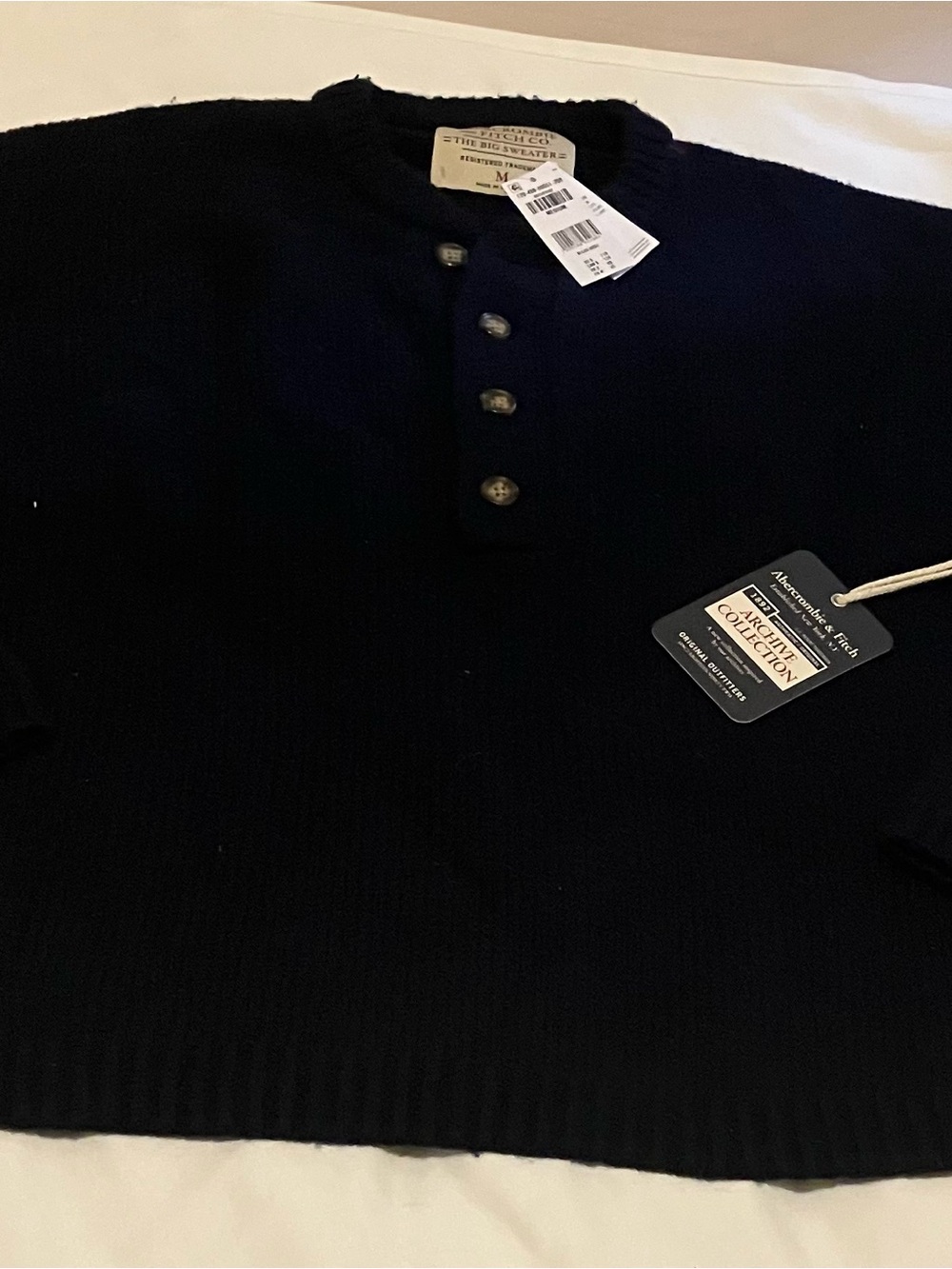 Men's Abercrombie & Fitch Polo Shirt Tags On Size M